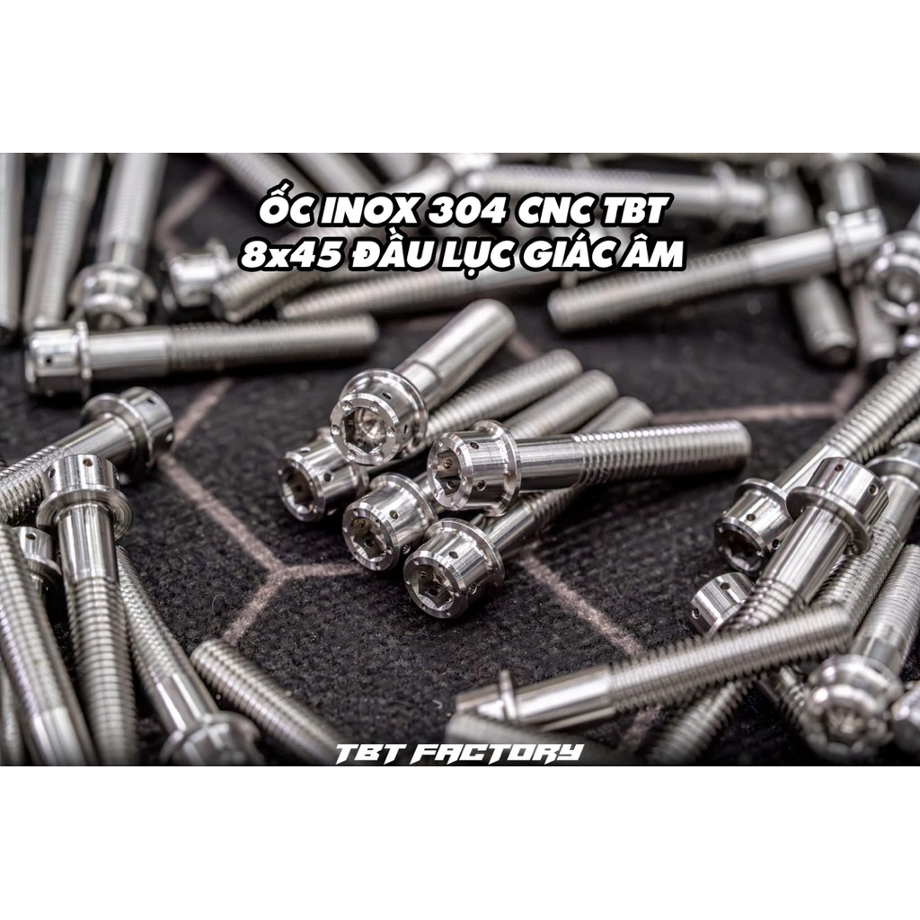ỐC 8x50 TBT LỤC GIÁC ( LẮP HEO MOTO3 )