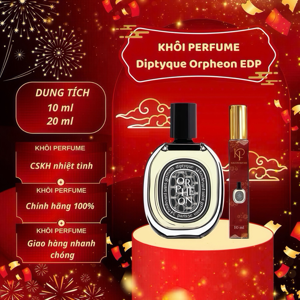 (Auth) Nước Hoa Unisex Diptyque Orpheon EDP 10/20ml | Khôi Perfume