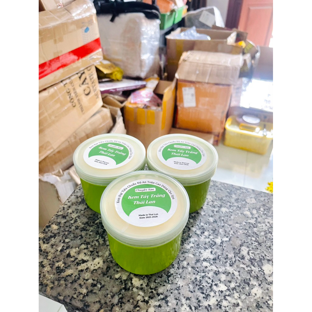 combo 3 hộp kem tẩy thái Lan không kháng nước hỗ trợ dưỡng trắng da body