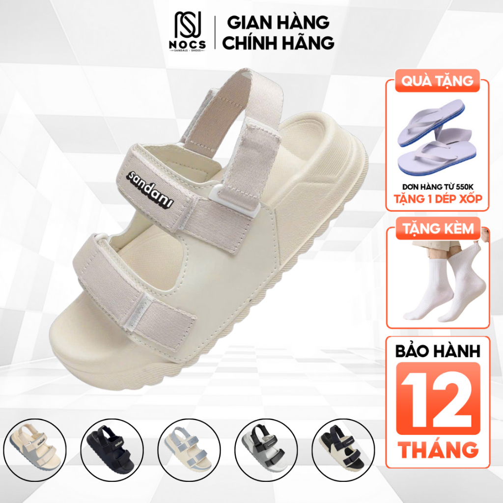Giày Sandal Nữ SANDANI S1- S1+ NOC Dép Quai Hậu Nữ 2 Quai Ngang Giày Nữ Nhiều Màu Nhẹ-Bền-Dễ Thương