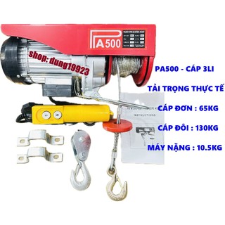 máy tời điện pa500 - cáp 30m