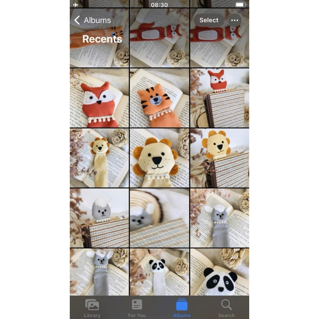 [Hàng Handmade] Bookmark (kẹp sách) vải hình thú - best seller