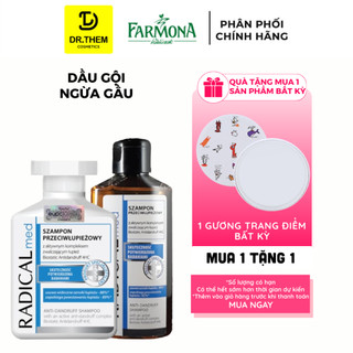  Dầu Gội Đầu Ngừa Gàu Farmona Radical Med anti Dandruff Shampoo 100ml & 300ml- Dr Thêm 