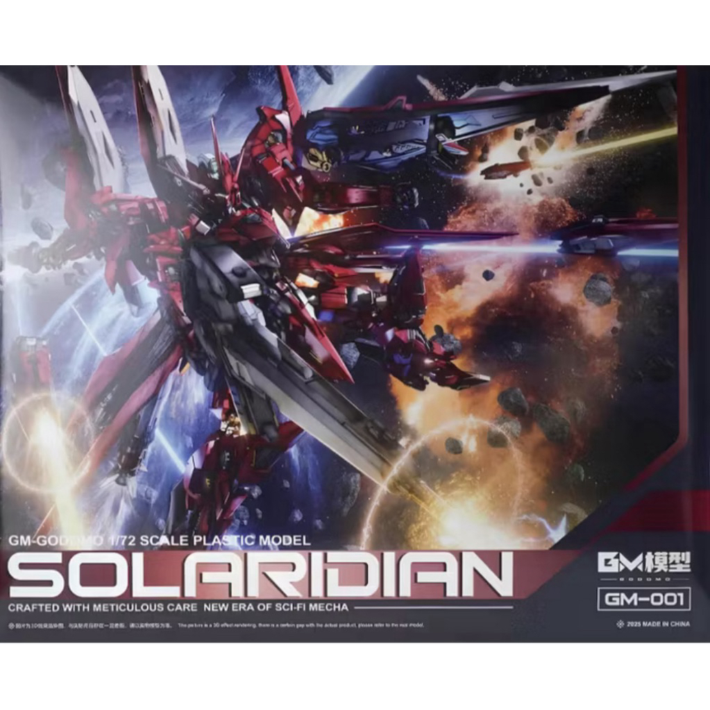 [ Có Sẵn ] Mô Hình Lắp Ráp 1/72 GM-001 Solardian ( Tặng lèm base, decal nước )