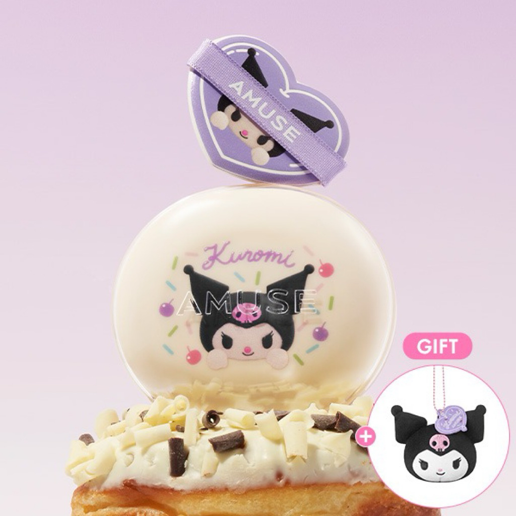 TẶNG KUROMI💜PHẤN NƯỚC AMUSE AMUSE Dew Jelly Master Cushion 15g màu 1.5 Natural