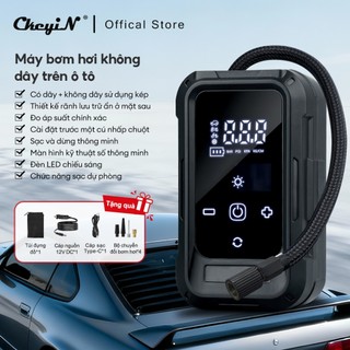  CkeyiN Máy bơm khí không dây bơm xe đa năng di động màn hình LCD 4 chế độ bơm hơi QC018H 