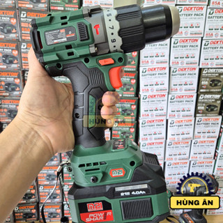  Máy khoan pin 3 chức năng Dekton M21-ID13100PLUS Có chức năng tạo xung Momen xoắn 100N.m Chân pin phổ thông 