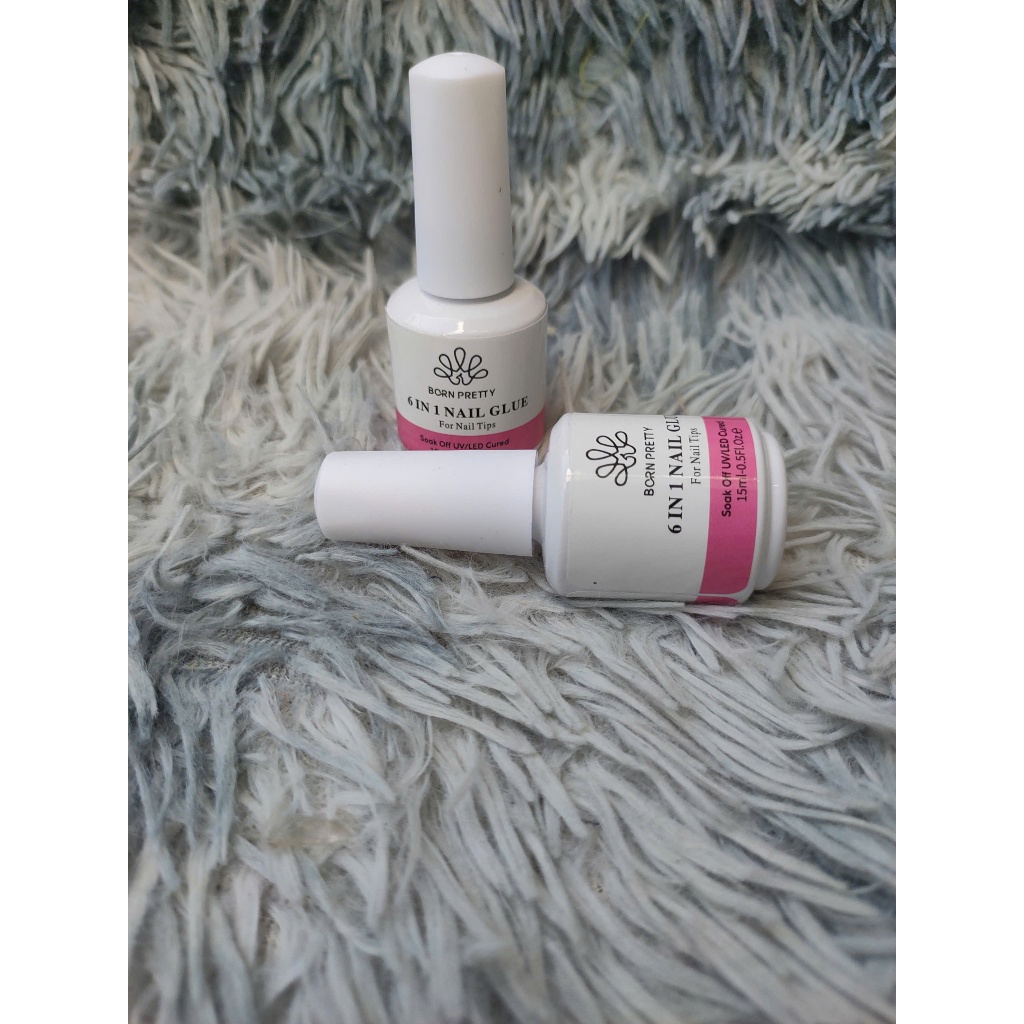 [không bao] 6 in 1 Nail glue born pretty