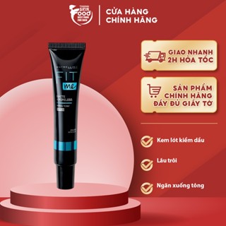  Kem Lót Maybelline Kiềm Dầu Lâu Trôi Ngăn Xuống Tông Fit Me Matte + Poreless 16H Mattifying Primer 30ml 