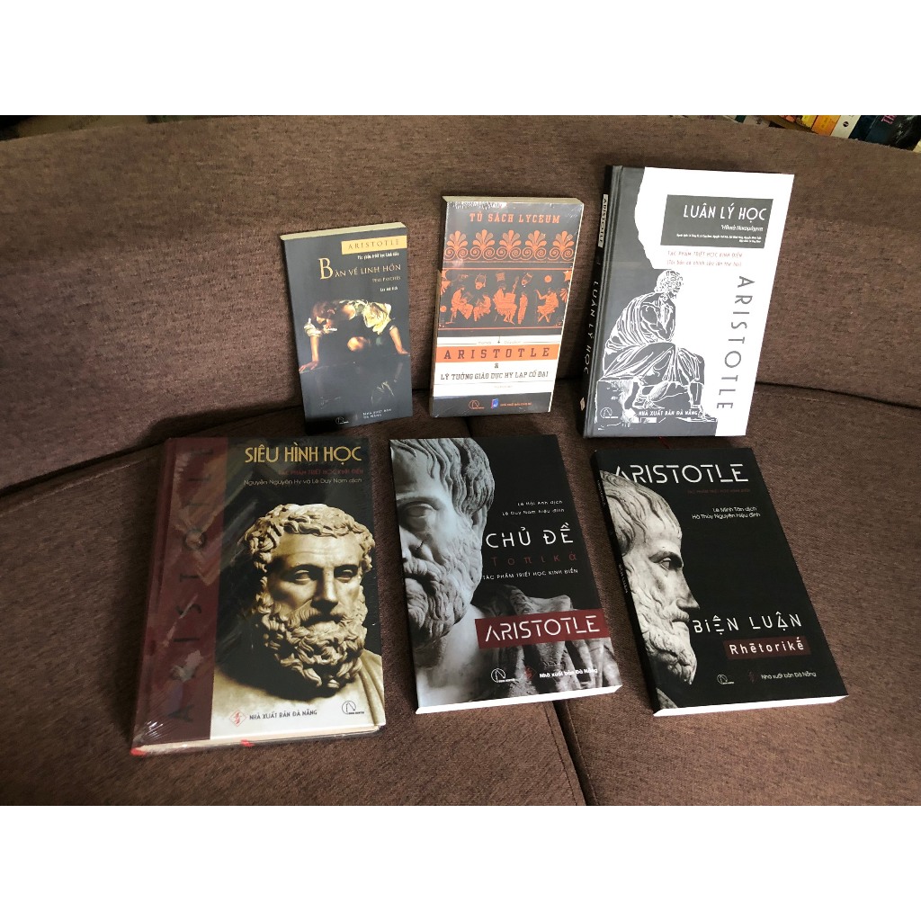 Combo 6 cuốn sách Tư tưởng của Triết gia Hy Lạp Aristotle