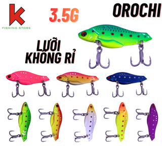  Cá Sắt Orochi mini 3.5g chuyên cho câu lure cá lóc cá mương suối Ajing 