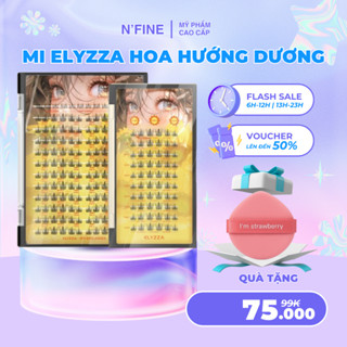  ELYZZA MI GIẢ TÁCH SỢI HOA HƯỚNG DƯƠNG- Lông mi giả tự nhiên và lông mi có thể sử dụng được nhiều lần 10 - 12mm 