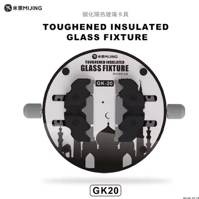 Kẹp Main Bo Mạch PCB Mijing GK20 Xoay 360° Chịu Nhiệt Cao Cho Sửa Chữa Điện Thoại