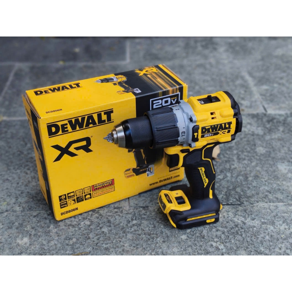 Máy khoan động lực dùng pin 20V Dewalt DCD806 (mã mới của DCD805) (chưa kèm pin, sạc)