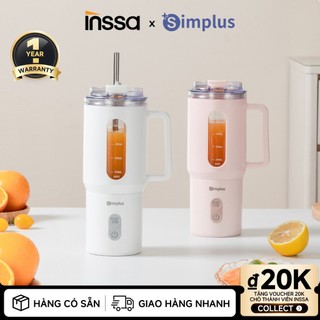  Inssa × Simplus Máy Xay Sinh Tố Cầm Tay Có Thể Xay Dá Viên Chống Nước IPX6 ZZJH011S 