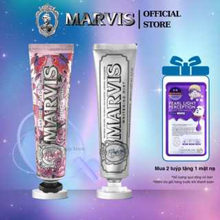  Kem đánh răng Marvis whitening -Kissing rose làm trắng răng giảm ố vàng hương hoa quý phái -Marvis 