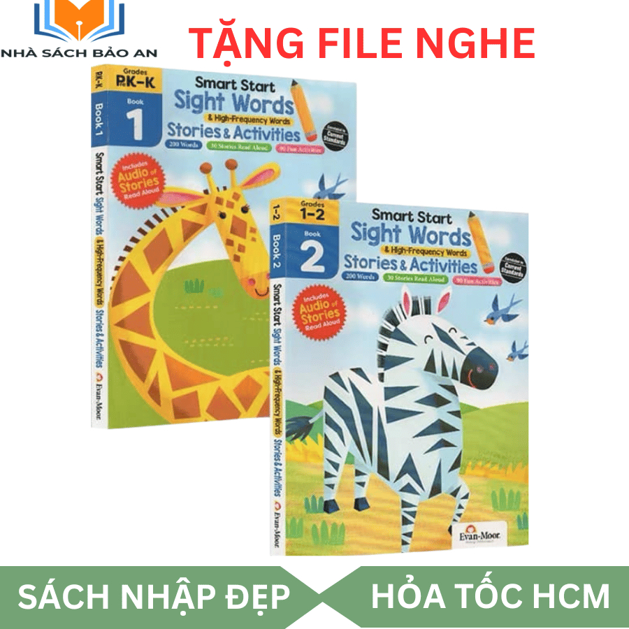 Sách - Smart Start Sight Words and High-Frequency Words + Tặng file nghe Mp3