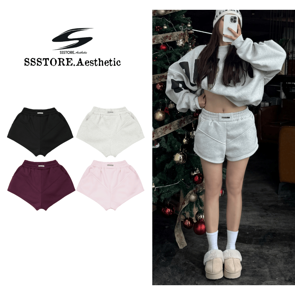 [SẢN PHẨM MỚI] Quần Short Nữ Nỉ Bông SSS.A Ống Rộng Freesize Thoải Mái Lưng Chun Bản To Nhiều Màu | 