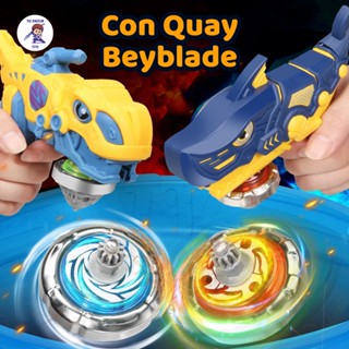  Đồ Chơi Con Quay Beyblade Burst Cá Mập   Khủng Long - Đồ Chơi Đấu Con Quay Vòng Xoay Thần Tốc 