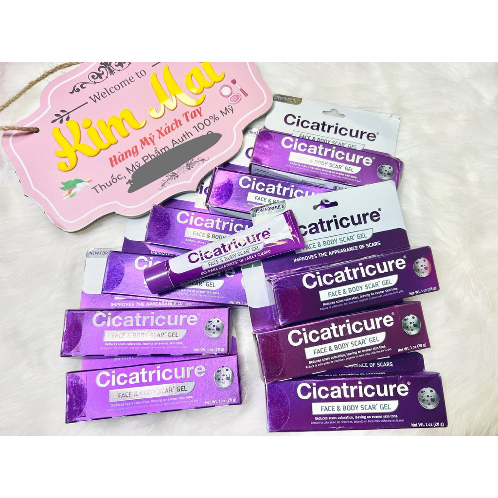 [Hàng Mỹ] Kem mờ sẹo Cicatricure Face & Body Scar Gel 28g Hàng nội địa USA sản xuất tại Mexico