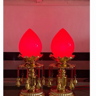 ĐÈN THỜ ĐÀO BÔNG XI LỚN (MỘT CẶP)