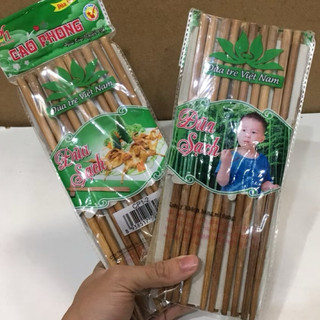 Vỉ 10 Đôi Đũa tre Sạch Hàng Chất Lượng ( mua sỉ  xem mục sỉ)