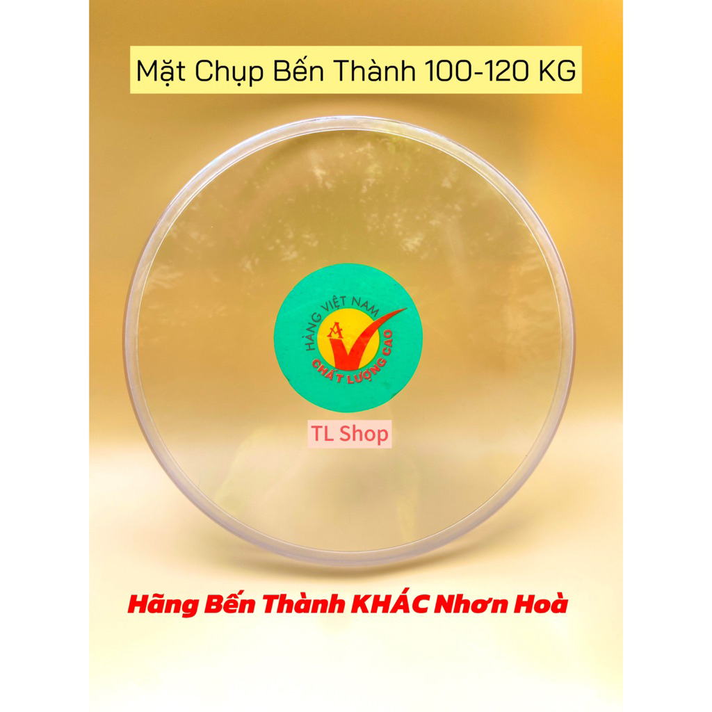 Mặt Chụp-Nắp Kính Cân Bến Thành 100Kg. KHÁC NHƠN HOÀ. Đặt sai không gắn vừa. Đọc Mô Tả