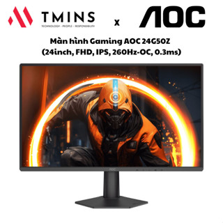 Màn hình Gaming AOC 24G50Z  (24inch, FHD, IPS, 260Hz-OC, 0.3ms) - Hàng chính hãng.