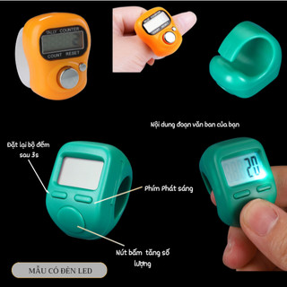 Máy Đếm Mini Đọc kinh Nhỏ Gọn Chính Xác Dễ Dùng -(Freewalker-Ring)