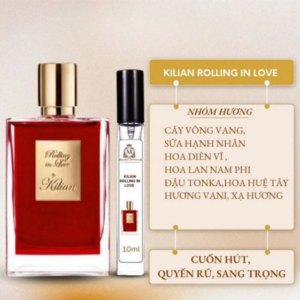 Nước hoa unisex kilian rolling inlove chiết 10ml - Nhẹ nhàng cho khoảnh khắc lãng mạn đam mê