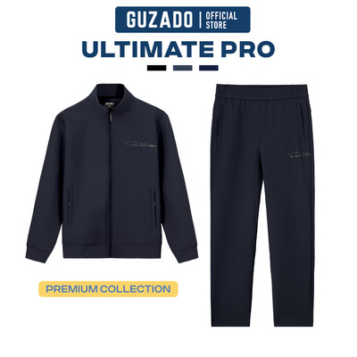 [HÀNG MỚI] Bộ Nỉ Nam GUZADO Vải Nỉ Ép Texture Cao Cấp Giữ Nhiệt Tốt Form Trẻ Trung Hiệu Đại MBN2505-MCBG25W020