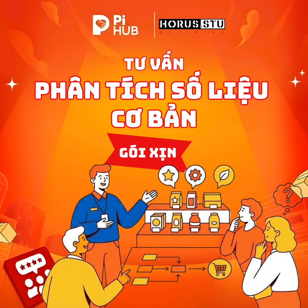 [Khóa học Online] Tư vấn Phân tích số liệu cơ bản (báo cáo Shopee, KPI tuần/tháng) – Gói 1H – Đọc đú