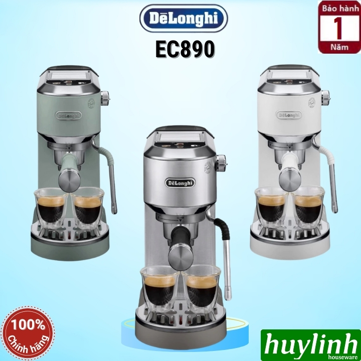 Máy pha cà phê Espresso Delonghi EC890 (M - GR - WI) - Có chức năng pha Cold Brew