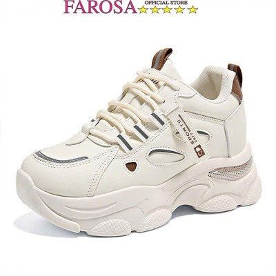 Giày thể thao nữ sneaker đế cao FAROSA -T3 giày độn đế cao 7cm da mềm lên chân tôn dáng cực xinh