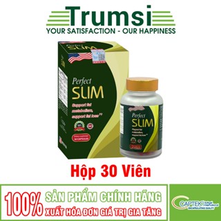  Giảm Cân Cấp Tốc Perfect Slim USA – Giảm Cân Nhanh Hiệu Quả Cho Người Chai Lì Khó Giảm  30 Viên  