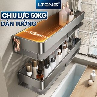  Kệ để đồ nhà tắm LTENG dán tường bằng keo hoặc ốc vit chất liệu nhôm cao cấp chống gỉ 