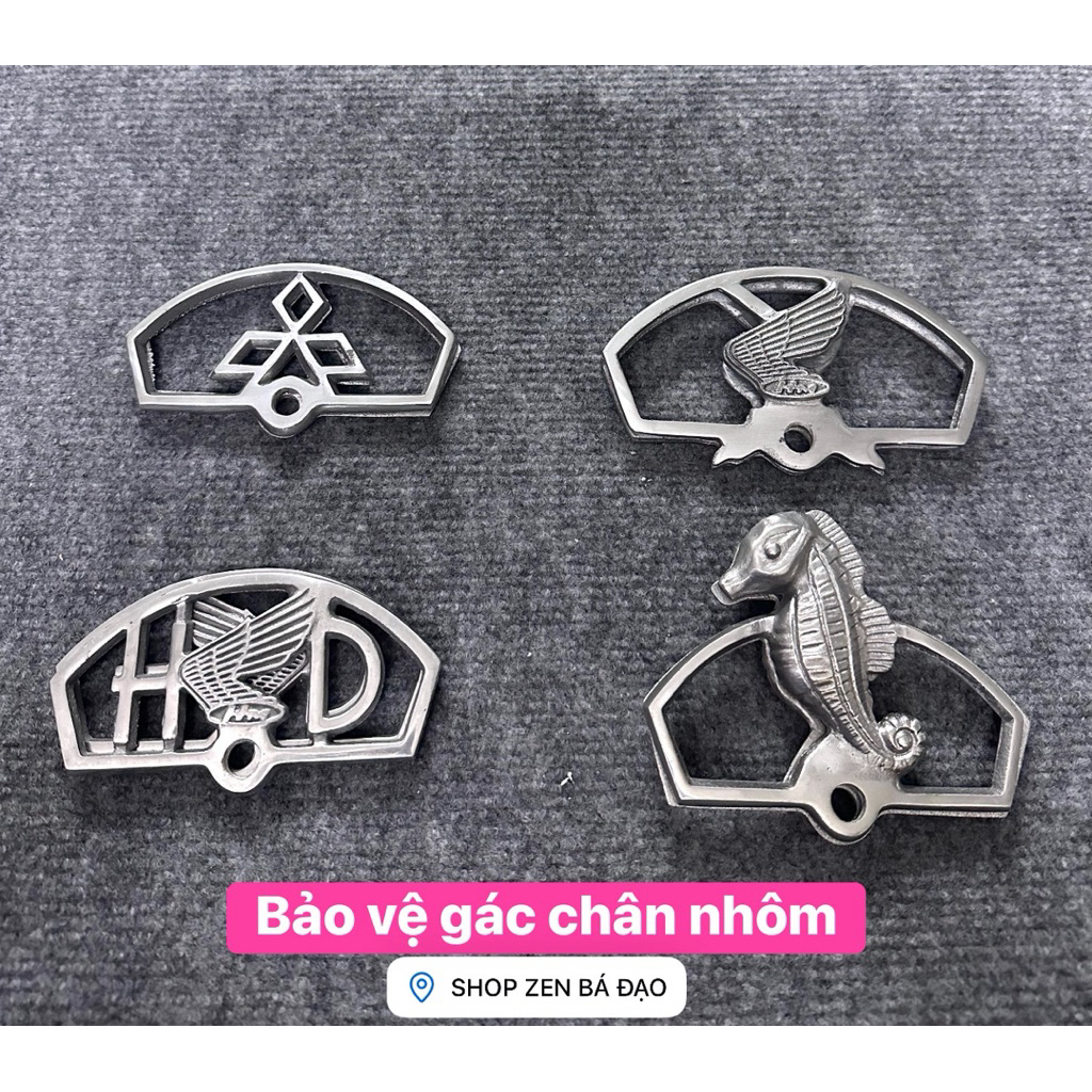 Bảo vệ gác chân 67 nhôm (1 cặp)