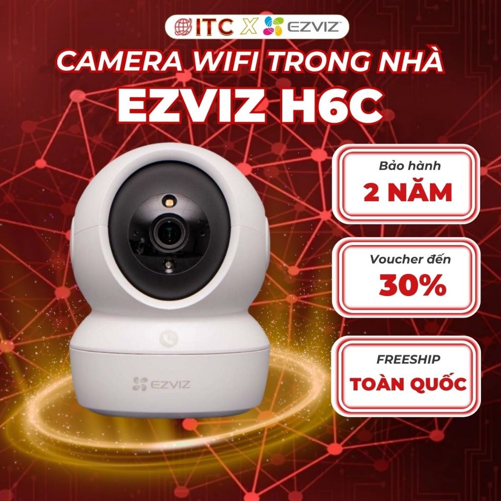 Camera EZVIZ Wifi Trong Nhà H6C PRO 3M / H6C G1 5MP / H6C G1 8MP - Hàng chính hãng