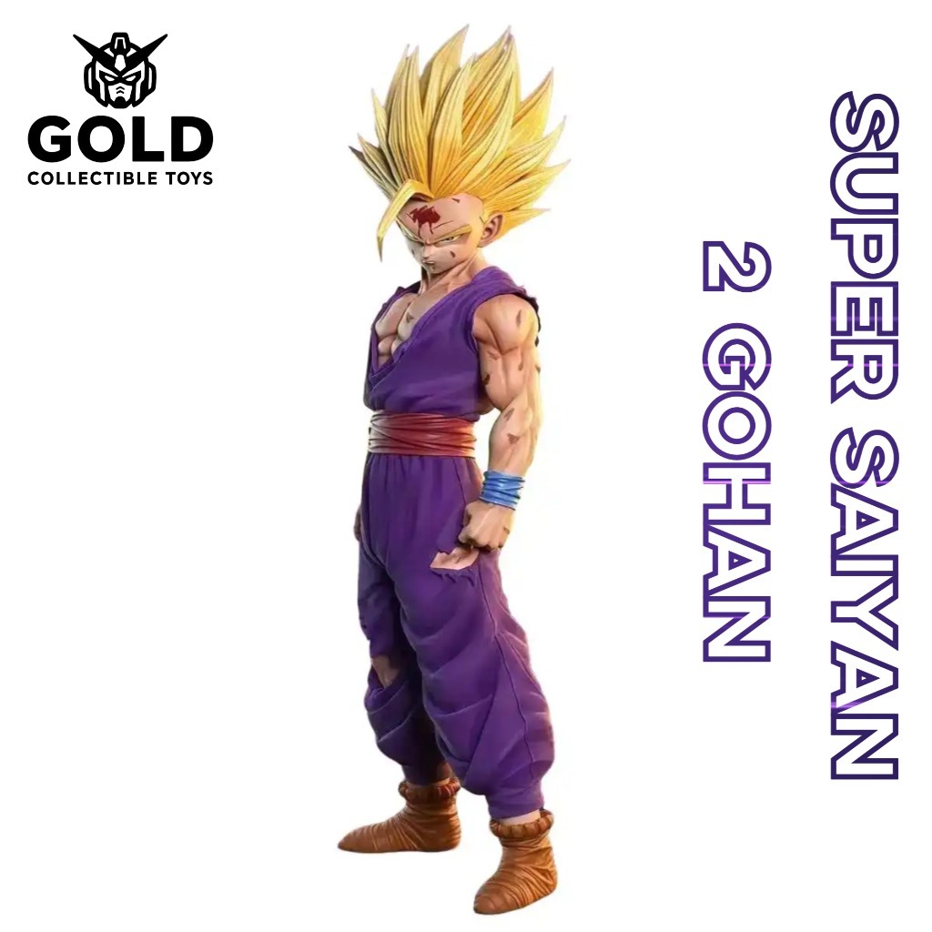 【Phiên Bản Độc Quyền】Gohan SSJ2 Chất Lượng Cao, Không Kèm Đế – Figure Anime Trang Trí Bàn, Sưu Tầm