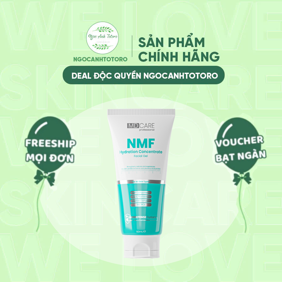 [Công ty] Gel kiểm soát dầu và phục hồi MDCARE NMF Hydration Concentrate Facial Gel
