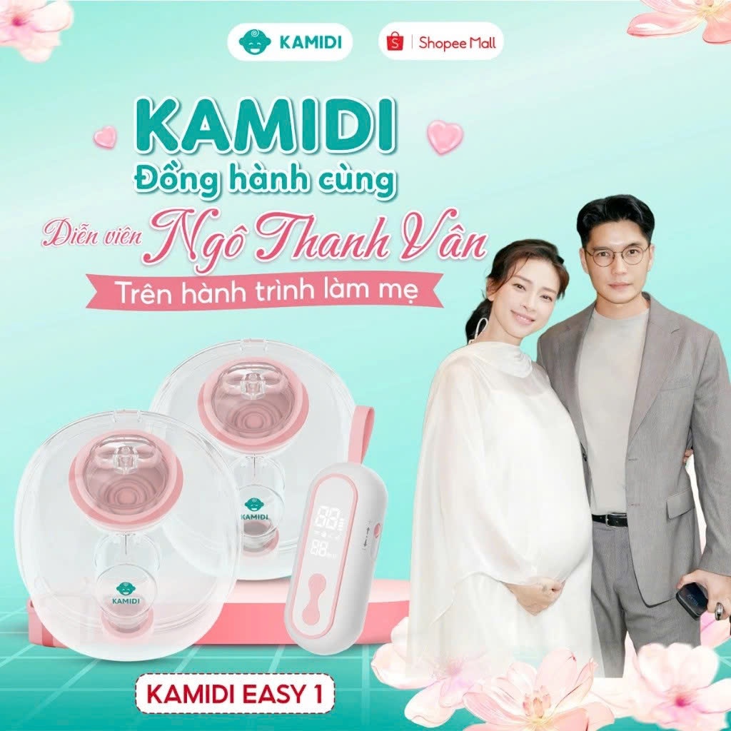 (Bản Mới) Máy Hút Sữa Điện Đôi Kamidi Easy 1 Hút Mạnh Hút Kiệt, Máy Hút Sữa Rảnh Tay Chế Độ Sinh Học Tiện Lợi Cho Mẹ