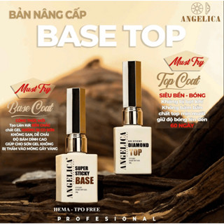  Bộ Công Năng Siêu Cấp ANGELICA Base  Top  Cứng Móng  Biab  Sơn Gel Màu Chuẩn Bản Nâng Cấp Chai 20ml 