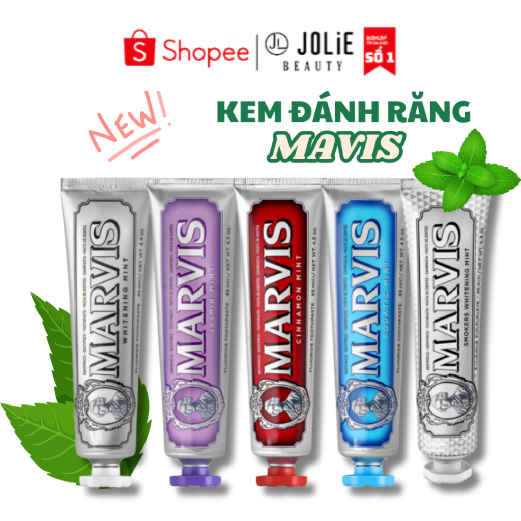 [CHÍNH HÃNG Ý] Kem Đánh Răng Marvis cao cấp - Marvis FULL các mùi hương 85ml