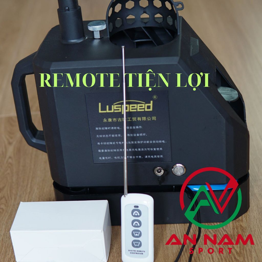 Combo Máy bắn bóng Pickleball bản nâng cấp + Lưới tuần hoàn (Có Pin, Điều khiển, xoay trái phải)