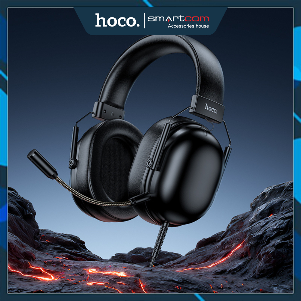 Tai nghe chơi Game chuyên nghiệp có mic đàm thoaị thế hệ mới Hoco W113 chính hãng, tai nghe bass mạnh | BigBuy360 - bigbuy360.vn