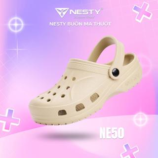  NE50 Dép Sục Nesty Hot Trend Đế Cao 3cm Full Size Nam Nữ + Tặng 10 Charm 3D 