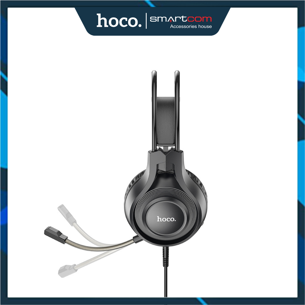 Tai nghe GAMING chụp tai cao cấp Hoco W106 có mic đàm thoại, tích hợp dây cắm máy tính - Bảo hành 12 tháng | BigBuy360 - bigbuy360.vn