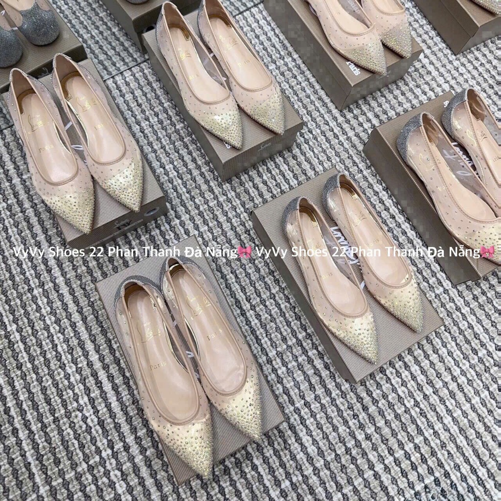 Giày búp bê bệt LOUBOUTIN