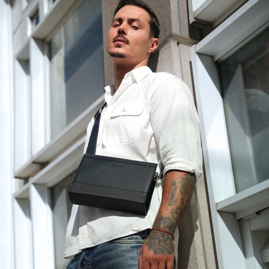 Túi đeo chéo hộp MORGAN BAG - BARAS VIETNAM - Túi đeo chéo thời trang nam | BigBuy360 - bigbuy360.vn