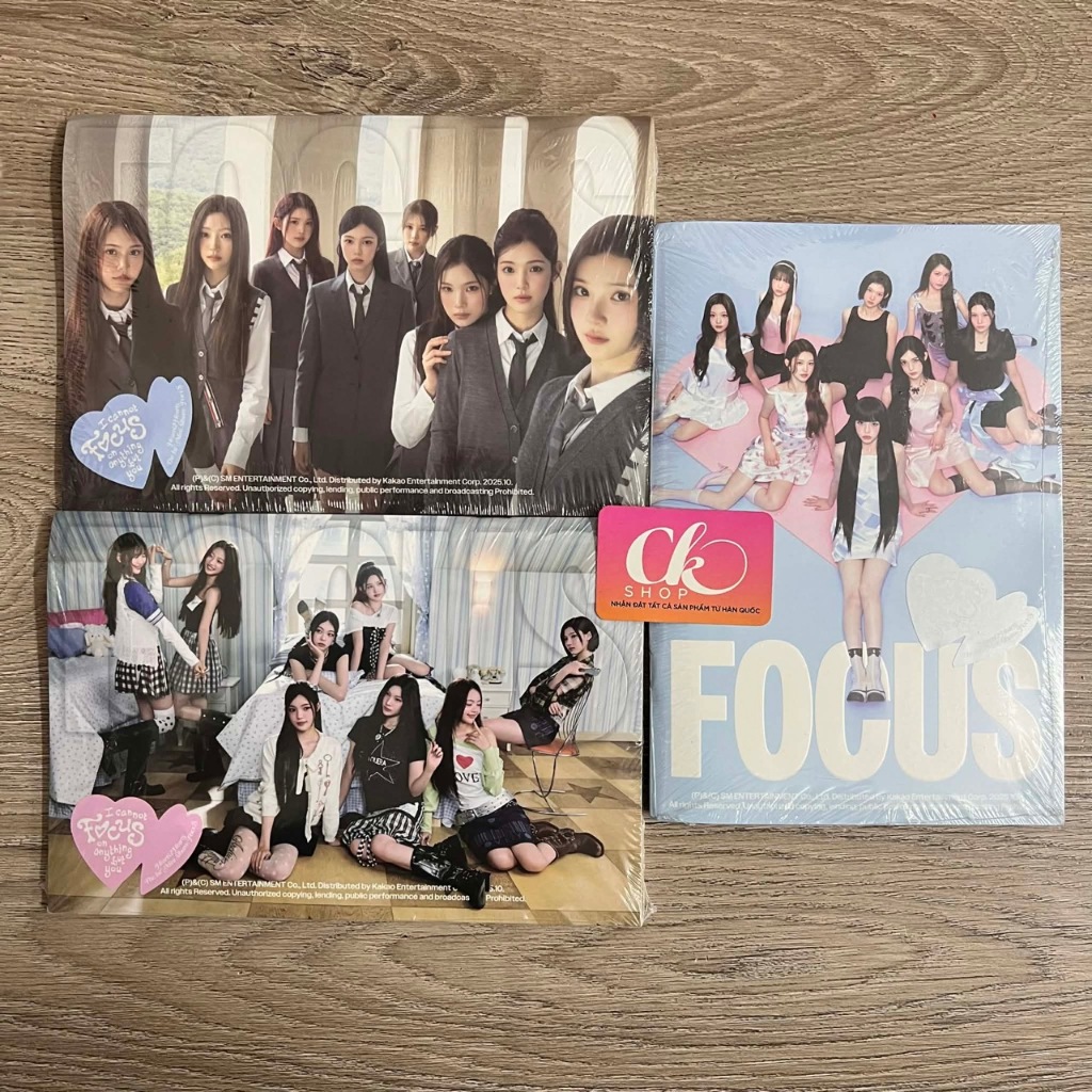 Bộ ảnh album HEARTS2HEARTS - FOCUS có sẵn